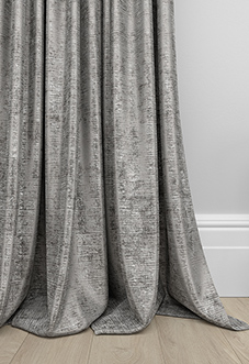Anaconda, Metallic Grey - Made to Measure Curtains